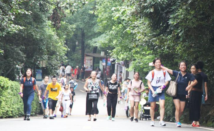 奔跑吧，wuli平臺 ——看104名好漢花式登爬岳麓山